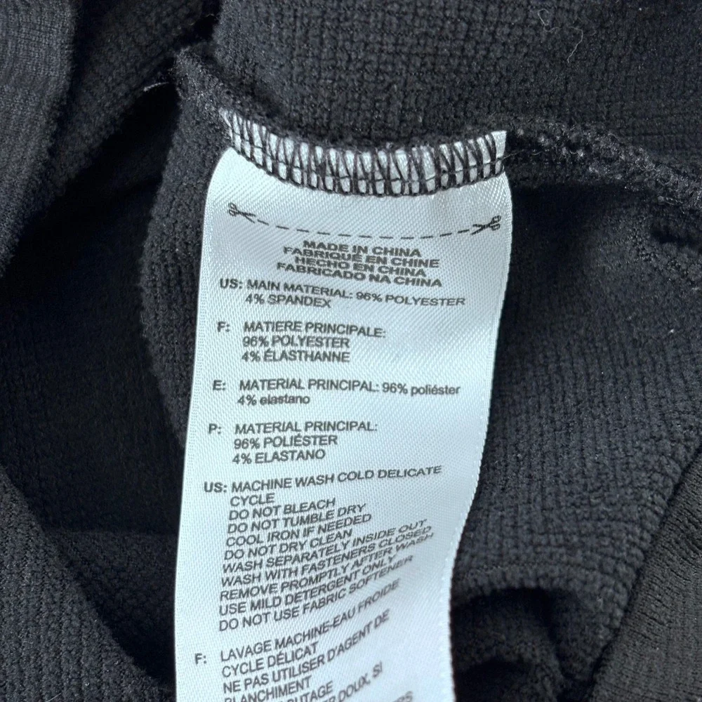 Adidas Pullover Men 2XL Black 1/4 Zip Golf Performance Athletic Layer